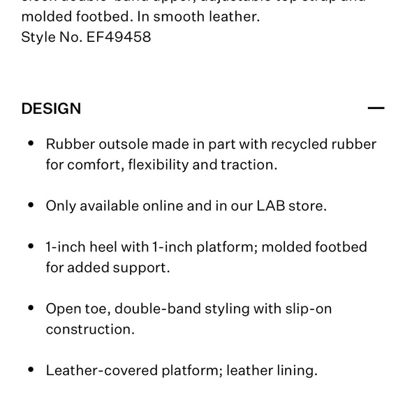 Eileen Fisher Dee Leather Slide Sandal size 7 1/2 - Picture 3 of 11